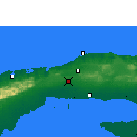 Nearby Forecast Locations - San Antonio de los Baños - Map