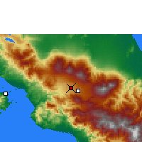 Nearby Forecast Locations - San Jose - Map