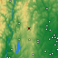 Nearby Forecast Locations - Jaffrey - Map