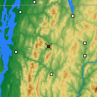 Nearby Forecast Locations - Morrisville - Map