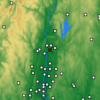 Nearby Forecast Locations - Chicopee - Map