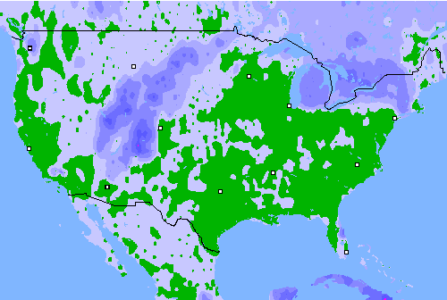 Precipitation (24 h) USA