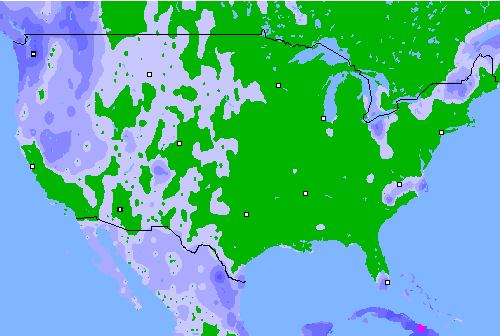 Precipitation (24 h) USA